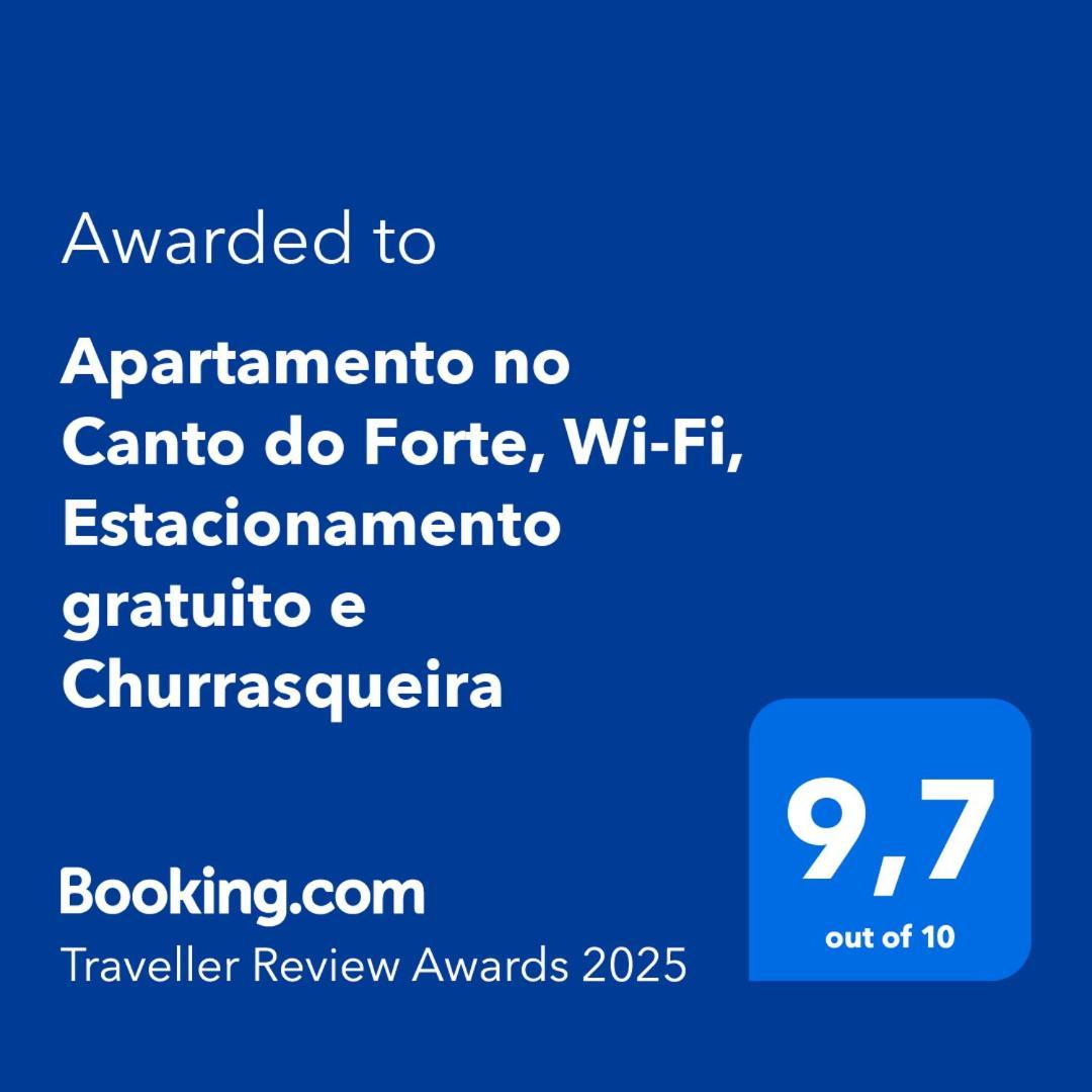 Apartamento No Canto Do Forte, Wi-Fi, Estacionamento Gratuito E Churrasqueira Praia Grande  Exterior foto